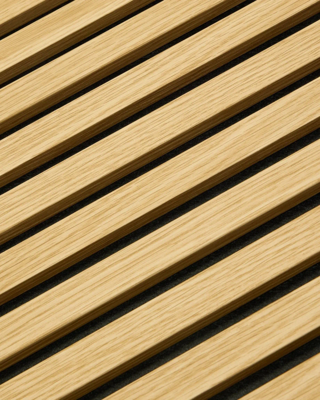 Woodupp Akupanel 240 Aspect bois Chêne du Sud, feutre noir (Réf-1027)
