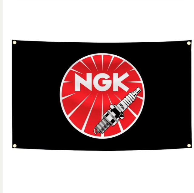 Grote vlaggen NGK Spark Plugs (150x90cm)