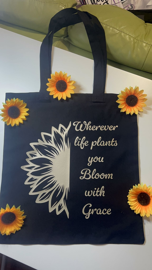 Bloom with Grace Tote Bag