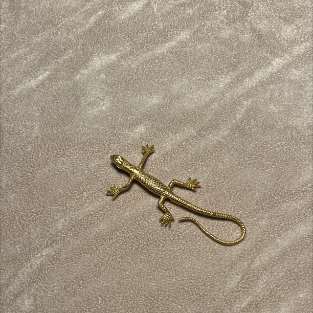 Lagartija Brooch Goldplated