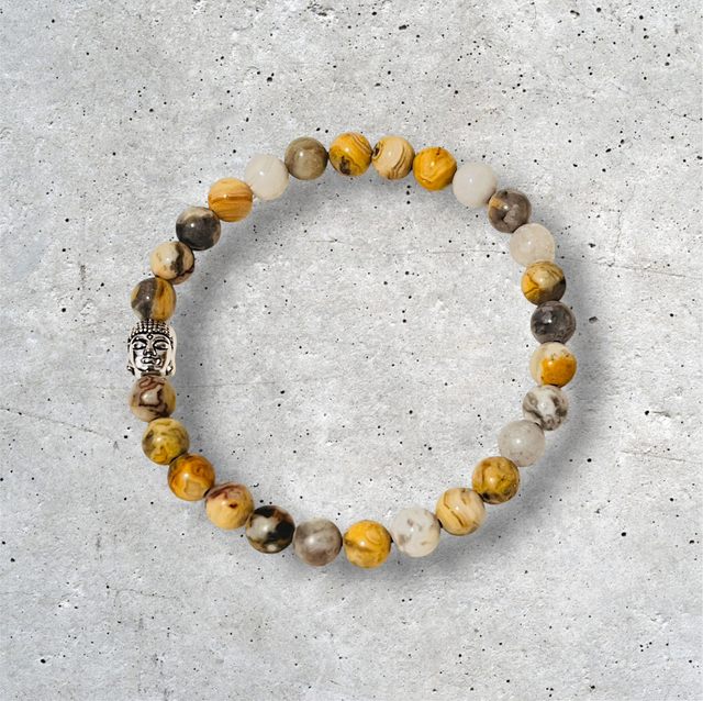 Maîtrise ses peurs - Apaise et Harmonise l’esprit - Agate Crazy Lace - Chakra Racine 