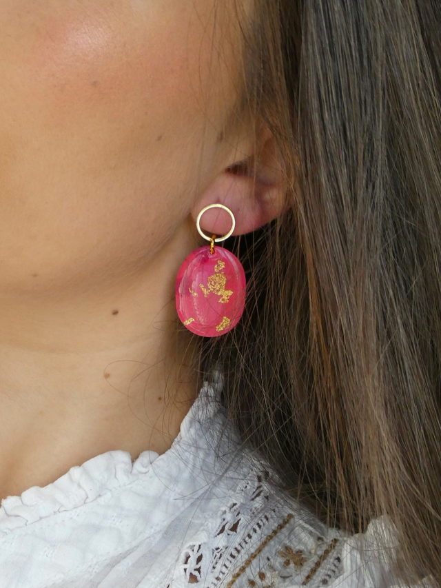 Boucles d'oreilles Ova