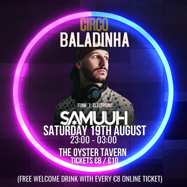 BALADINHA SAT 19/8/23 por CIRCO com DJ SAMUUH