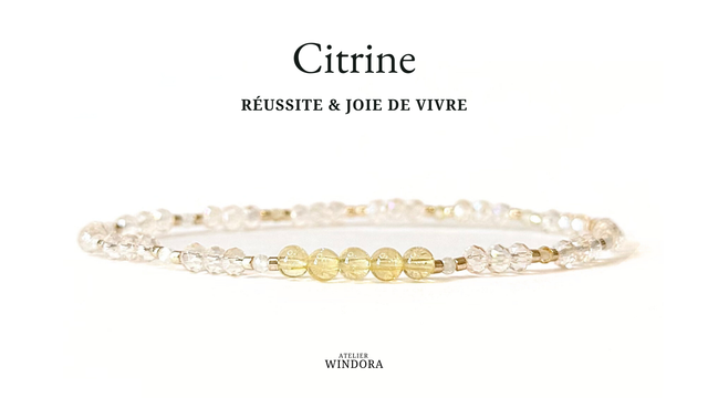 Bracelet | Citrine - Éléments Intense
