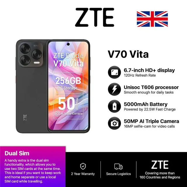 Phone, ZTE Blade V70 Vita
