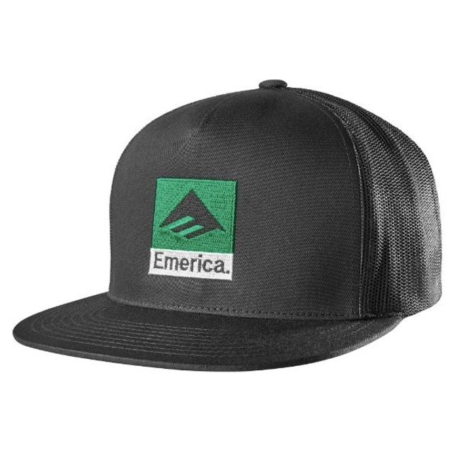 EMERICA CAP CLASSIC SNAPBACK, BLACK/GREEN