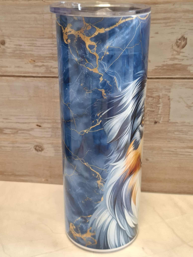 Gourde Canette berger australien