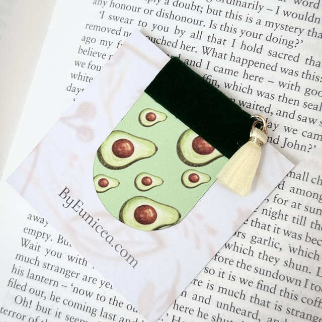 Marque-page &quot;Smoothie&quot; magnétique, Avocats