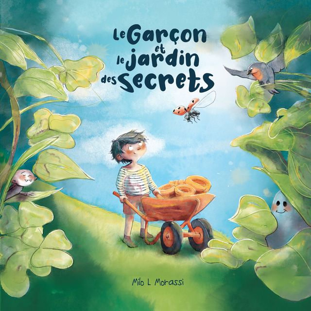 Album jeunesse Le garçon et le jardin des secrets dedicacé