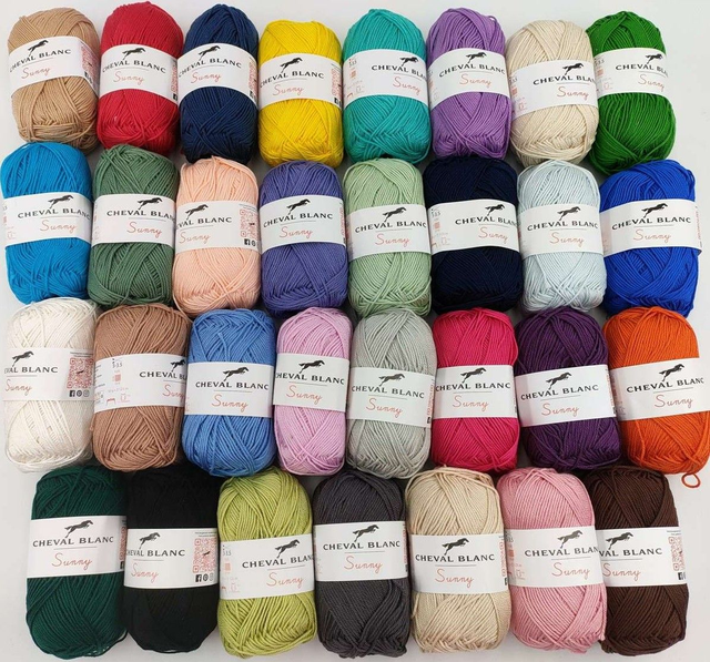 Cheval blanc: Sunny katoen