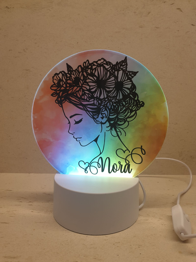 Veilleuse personnalisée