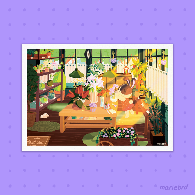 Flower Shop | Print A5