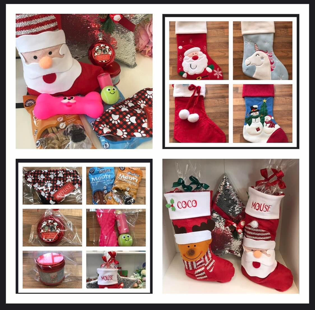 Pet Christmas Stockings Personalised 