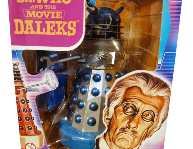Doctor Who infra red control Dalek silver / blue version