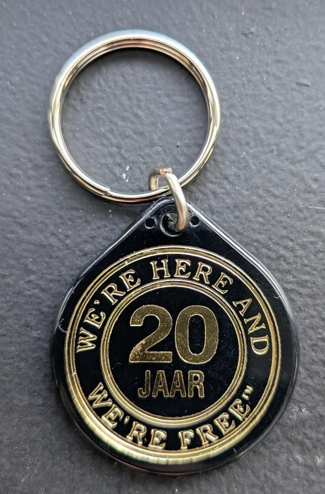 20 jaar plastic coin 