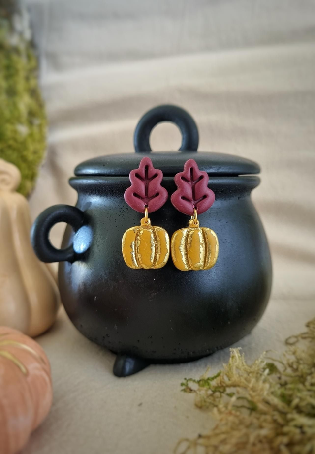 Collection Automne - Puces Feuille &amp; Citrouille 