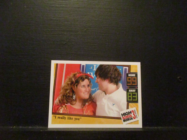 "I Really Like You" - Quote Card High School Musical 3 Senior Year Original Trading Card