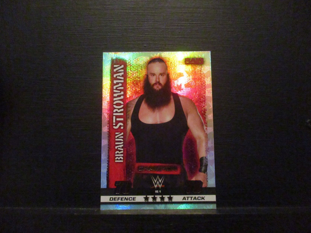 Braun Strowman - Champion Slam Attax 10th Edition Original Trading Card #4