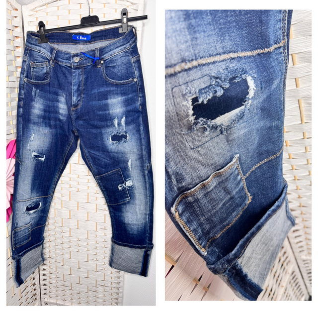 💙 Jeans baggy „Cuff“ Gr. M