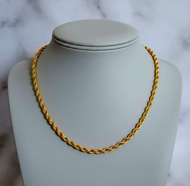 Cordão Baiano - Banhada a Ouro 18k