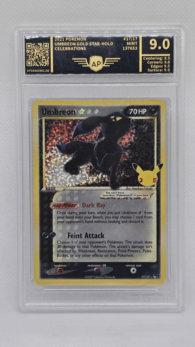 UMBREON , GOLD STAR CELEBRATIONS 2021 [AP 9]