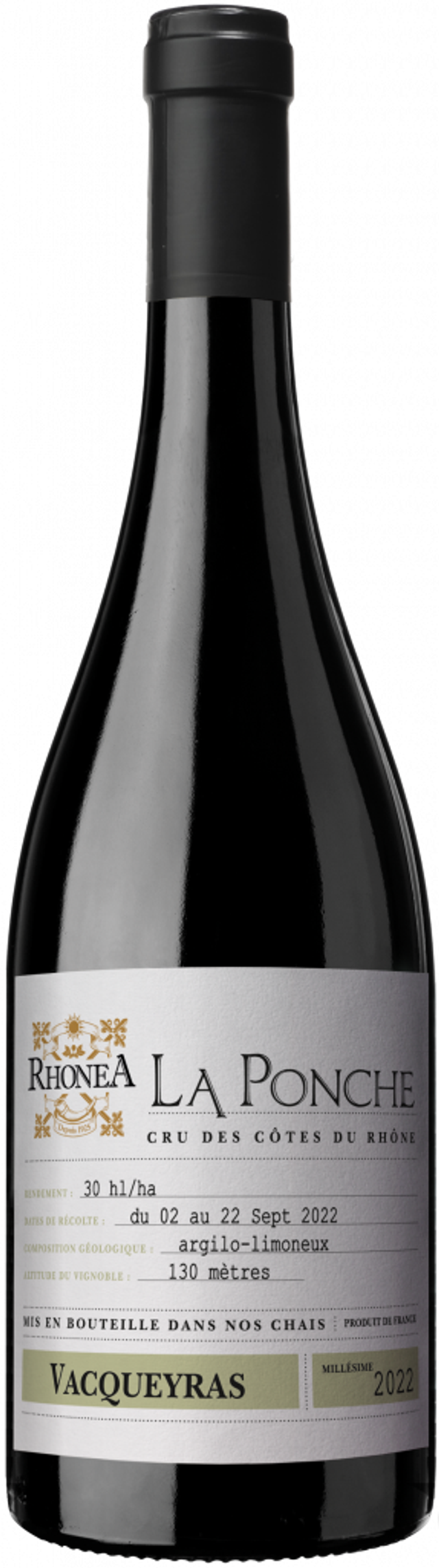 La Ponche, AOC Vacqueyras, Rouge, 2023 "Parcellaire"