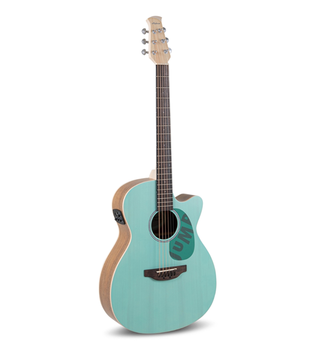 Applause E-Acoustic Guitar Jump OM Cutaway Electro Celeste