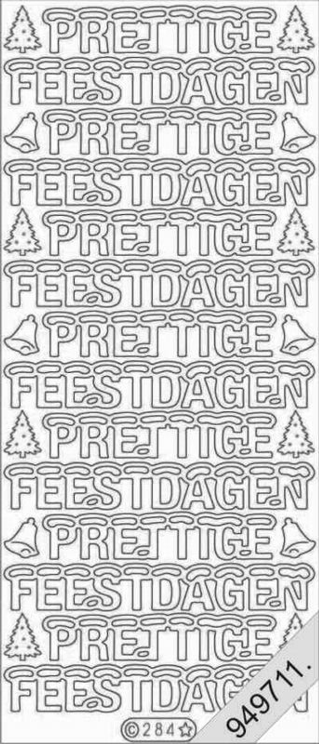 Prettige Feestdagen Goud (27006)