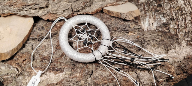 Attrape rêve obsidienne noire 