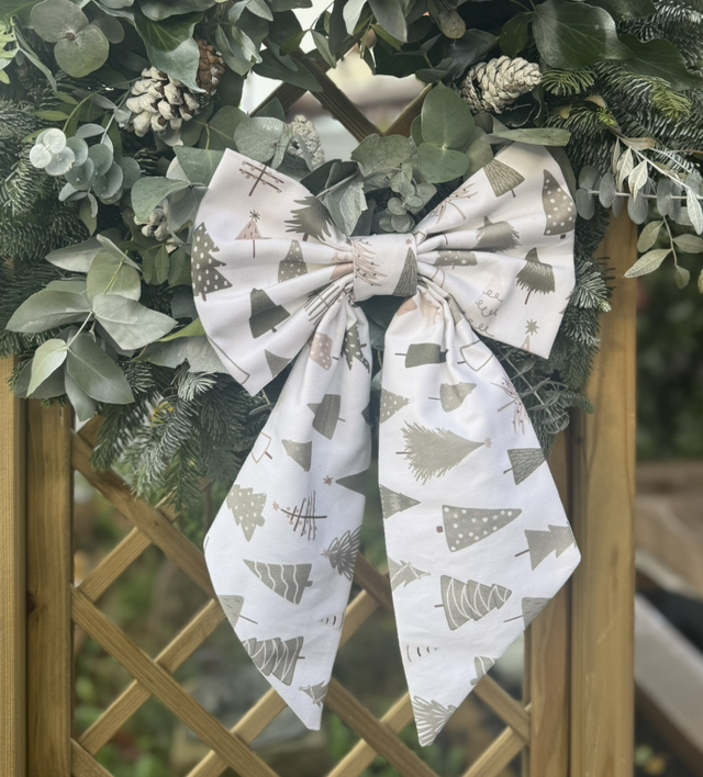 Festive Trees - Fabric Bows