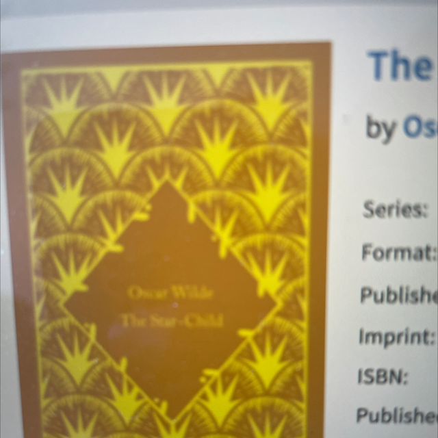 The Star Child Oscar Wilde
