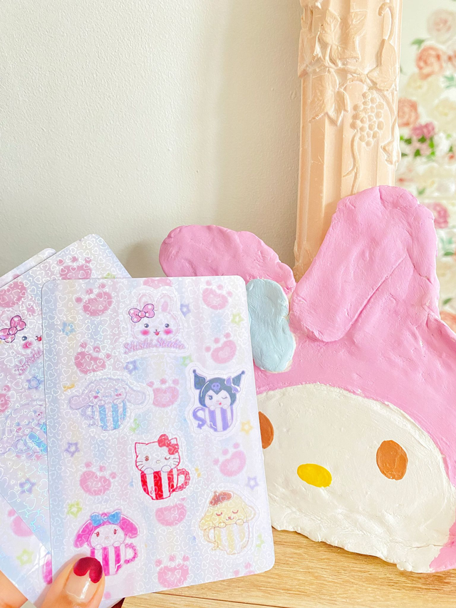 Sanrio stickers sheet