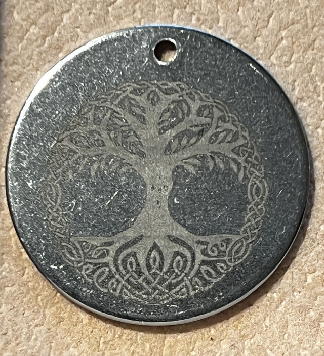 Collier acier inoxydable - Plaque Brillante brossé - Celtic