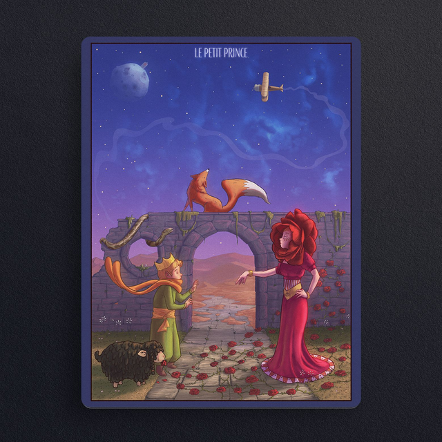 #0801 Petit Prince  - ILLUS - PRINT - Digital painting