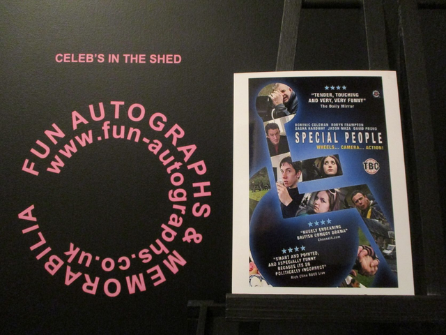 Jason Maza Authentic Autographed 6x4.5 Special People Photograph