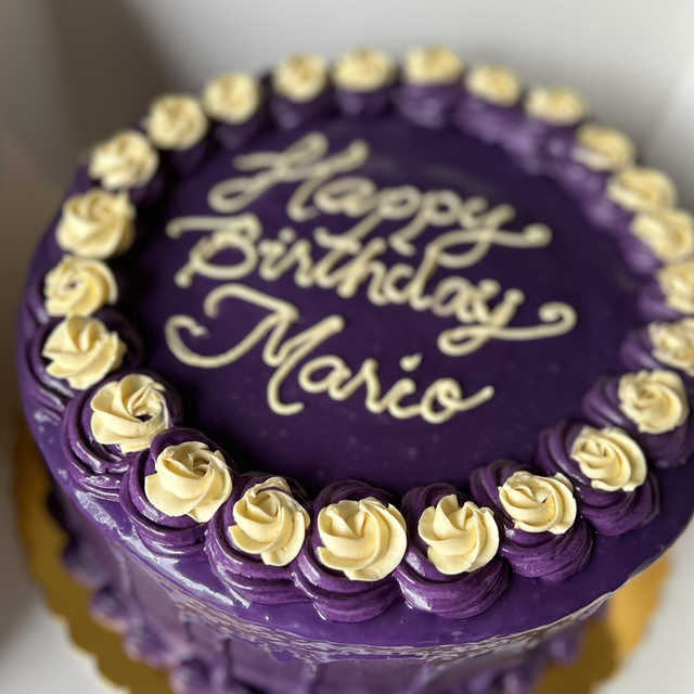Purple Yam (Ube) Cake