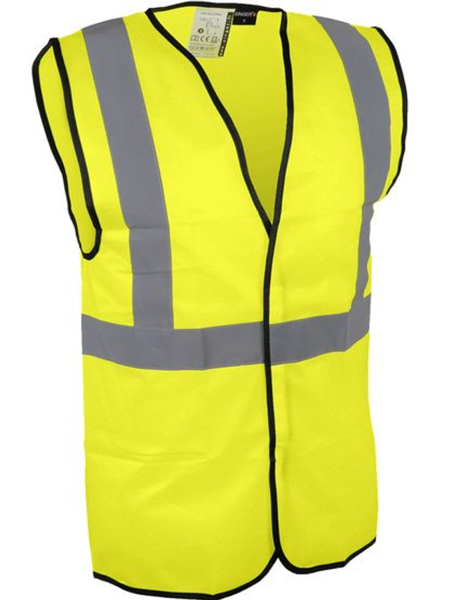 GILET HAUTE VISIBILITE JAUNE 