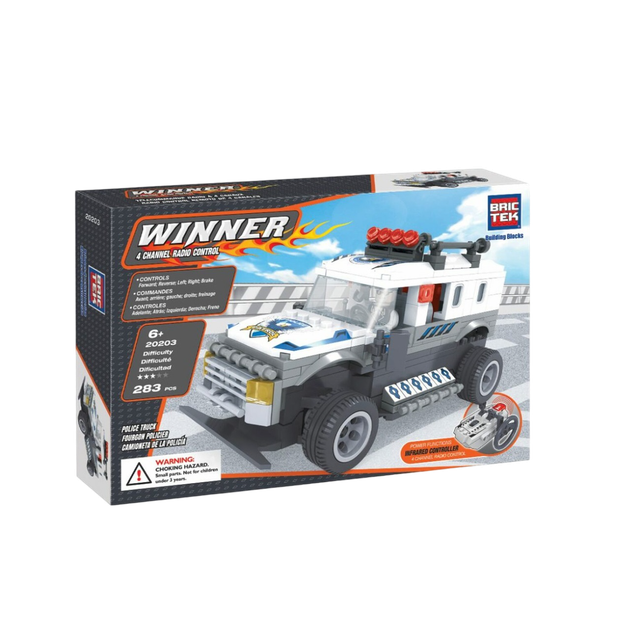 Brictek - R/C Action - Police Truck / 283 Pcs