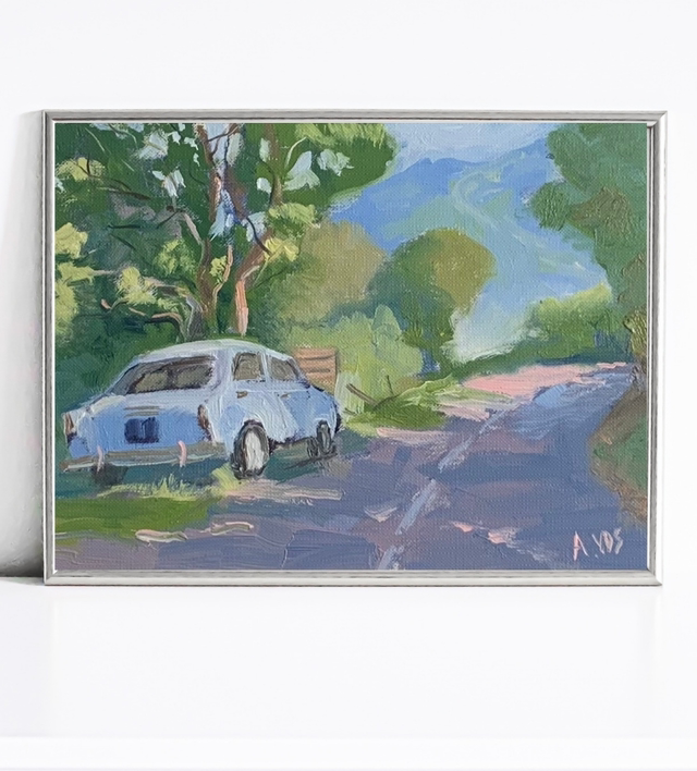 La voiture abandonnée - Corse