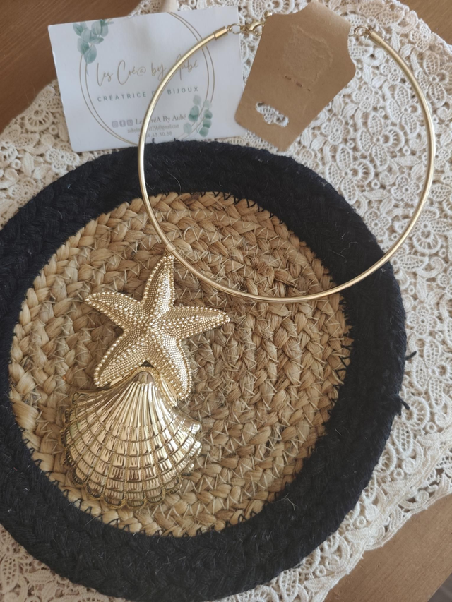 COLLIER RIGIDE GOLD "PAMPA" 0001228