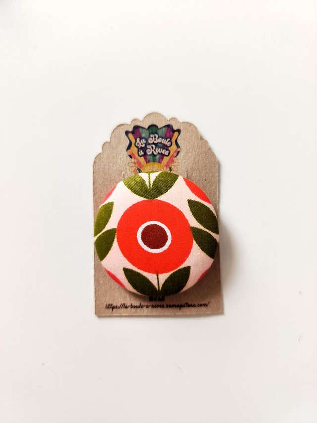 Broche tissu 