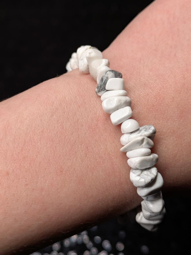 Bracelet howlite baroque 