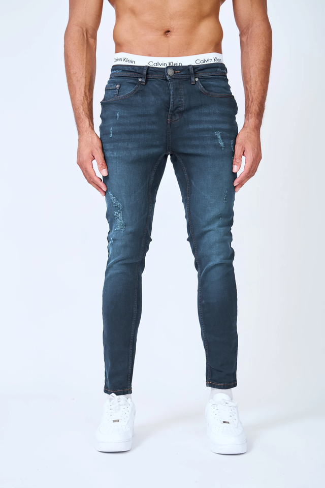 JEANS BLACK INDUSTRY HOMME