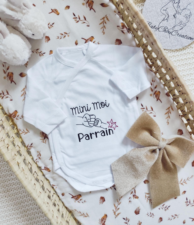 Body croisĂ© " Mini moi et parrain" đ