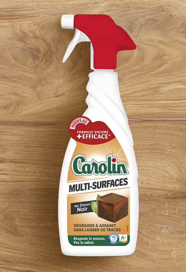 CAROLIN nettoyant Ménager Multi-Surfaces Savon Noir 