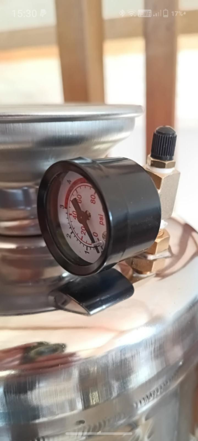 Option double raccord avec valve VTT + Mano