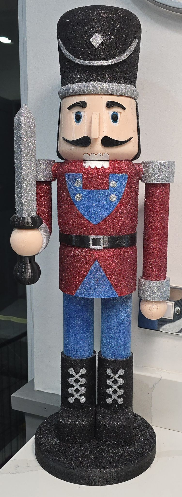 0026. Nutcracker Soldier 3D Printed Decoration.