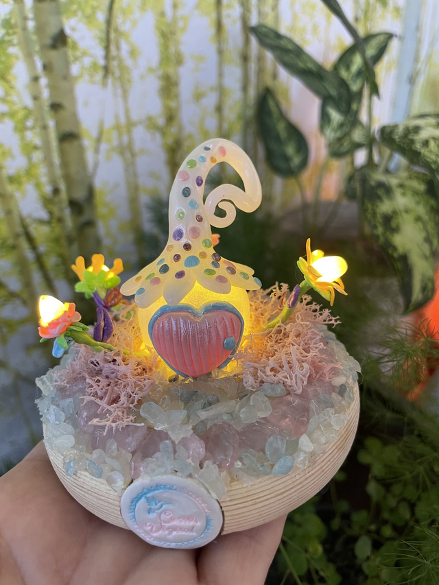 minis jardins bijoux lumineux - sur commande