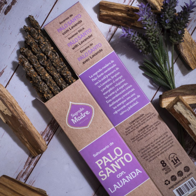 Incienso Palo Santo con Lavanda