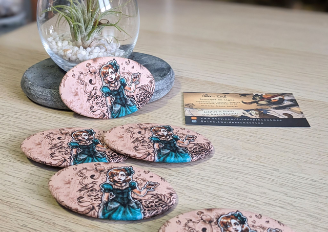 Victorien, Broche Soft Touch ovale